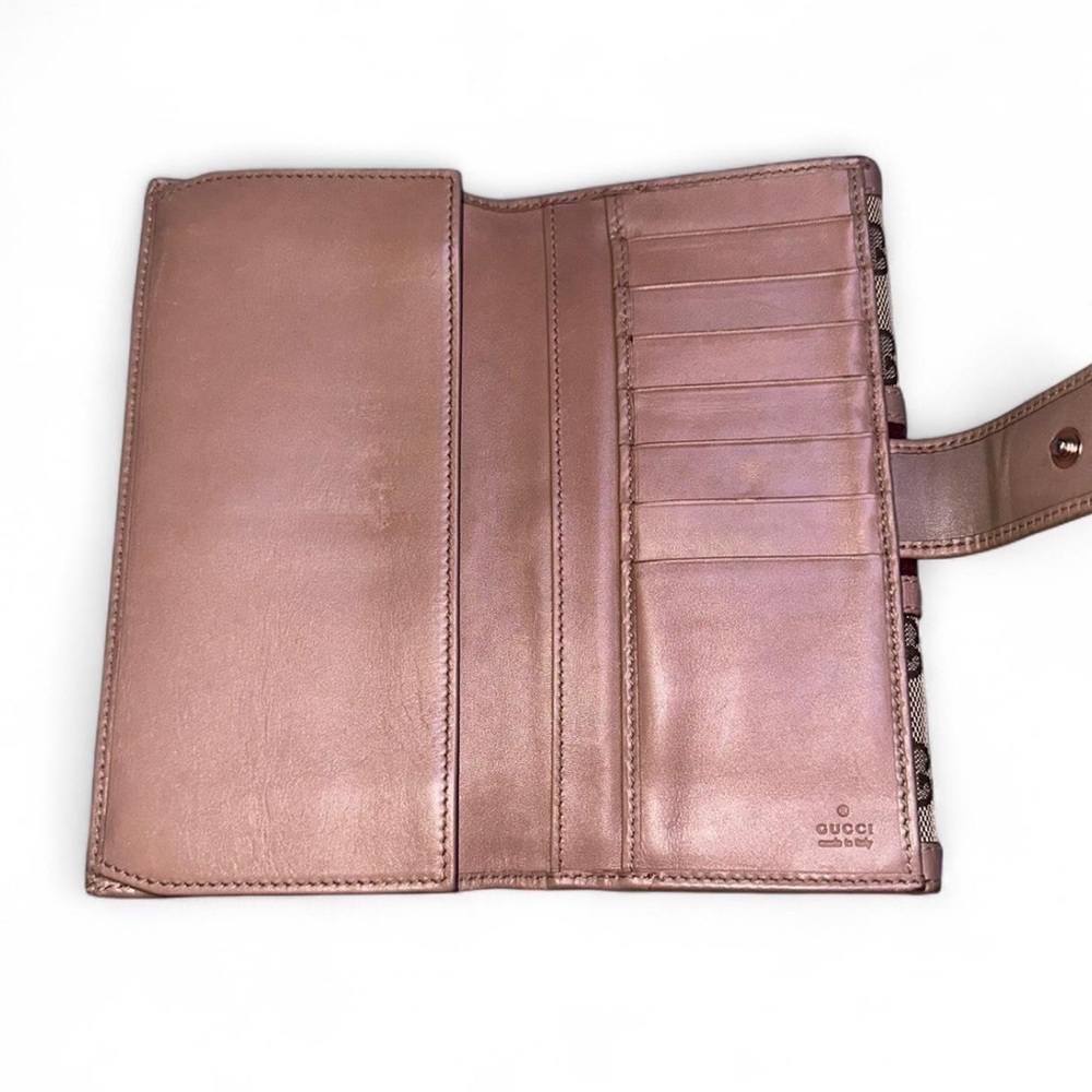 Gucci Brown and Pink Wallet - Picture 5 of 7